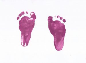 red and green human feet